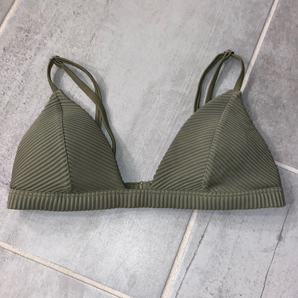Hollister triangle bikini top